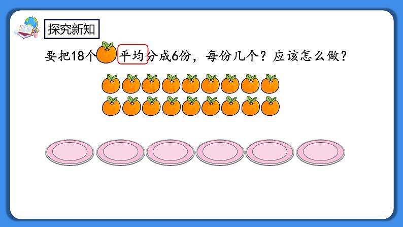 人教版小学数学二年级下册2.2《按指定的份数平均分》PPT课件+教学设计+同步练习04