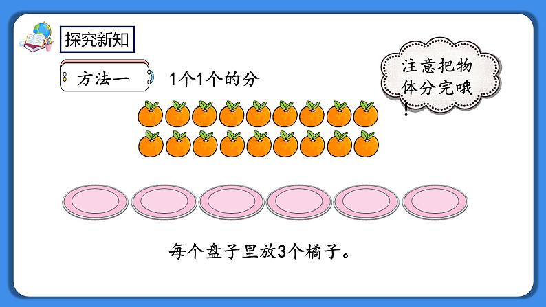 人教版小学数学二年级下册2.2《按指定的份数平均分》PPT课件+教学设计+同步练习06