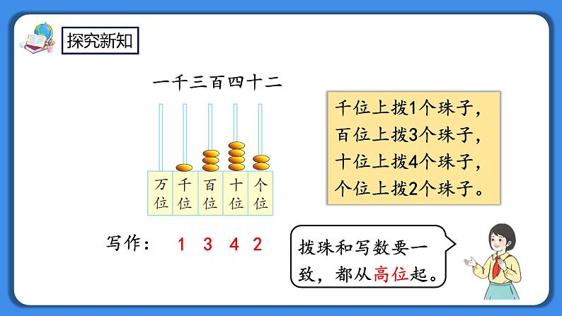 人教版小学数学二年级下册7.8《万以内数的写法》PPT课件+教学设计+同步练习05