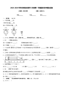 2023-2024学年哈密地区数学三年级第一学期期末统考模拟试题含答案