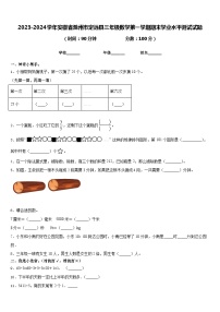 2023-2024学年安徽省滁州市定远县三年级数学第一学期期末学业水平测试试题含答案