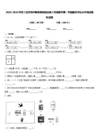 2023-2024学年三亚市琼中黎族苗族自治县三年级数学第一学期期末学业水平测试模拟试题含答案