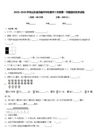 2023-2024学年山东省济南市中区数学三年级第一学期期末统考试题含答案