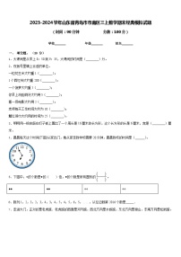 2023-2024学年山东省青岛市市南区三上数学期末经典模拟试题含答案