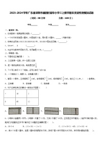 2023-2024学年广东省深圳市福田区耀华小学三上数学期末质量检测模拟试题含答案