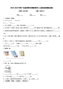 2023-2024学年广东省深圳市光明区数学三上期末监测模拟试题含答案