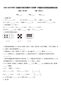 2023-2024学年广东省韶关市新丰县数学三年级第一学期期末质量跟踪监视模拟试题含答案