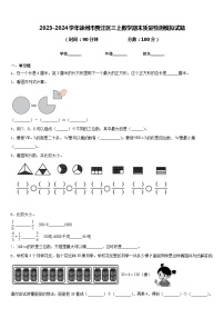 2023-2024学年徐州市贾汪区三上数学期末质量检测模拟试题含答案