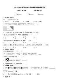 2023-2024学年桦川县三上数学期末调研模拟试题含答案