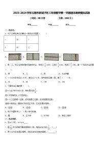 2023-2024学年沈阳市新城子区三年级数学第一学期期末调研模拟试题含答案