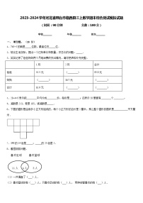 2023-2024学年河北省邢台市临西县三上数学期末综合测试模拟试题含答案