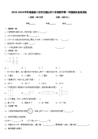 2023-2024学年海南省三亚市五指山市三年级数学第一学期期末监测试题含答案