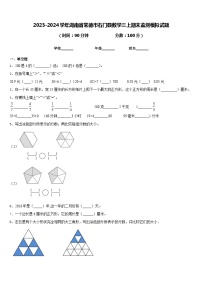 2023-2024学年湖南省常德市石门县数学三上期末监测模拟试题含答案