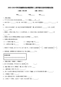 2023-2024学年甘南藏族自治州临潭县三上数学期末达标检测模拟试题含答案