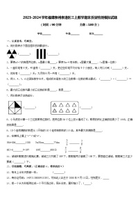 2023-2024学年福建泉州泉港区三上数学期末质量检测模拟试题含答案