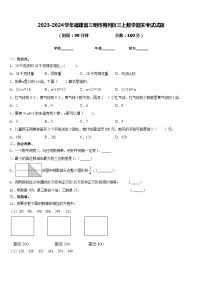 2023-2024学年福建省三明市梅列区三上数学期末考试试题含答案