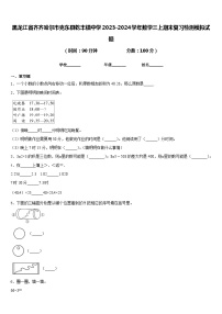 黑龙江省齐齐哈尔市克东县乾丰镇中学2023-2024学年数学三上期末复习检测模拟试题含答案