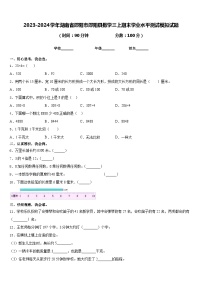 2023-2024学年湖南省邵阳市邵阳县数学三上期末学业水平测试模拟试题含答案