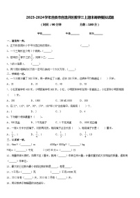 2023-2024学年自贡市自流井区数学三上期末调研模拟试题含答案