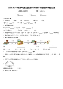 2023-2024学年葫芦岛市龙港区数学三年级第一学期期末考试模拟试题含答案