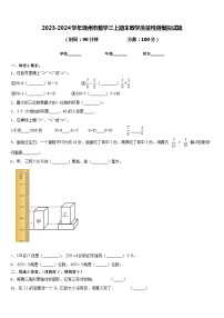 2023-2024学年通州市数学三上期末教学质量检测模拟试题含答案