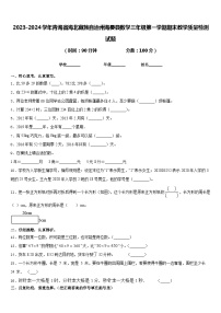 2023-2024学年青海省海北藏族自治州海晏县数学三年级第一学期期末教学质量检测试题含答案