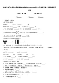 黑龙江省齐齐哈尔市梅里斯达斡尔族区2023-2024学年三年级数学第一学期期末考试试题含答案