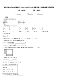 黑龙江省齐齐哈尔市讷河市2023-2024学年三年级数学第一学期期末复习检测试题含答案