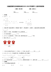 云南省昆明市石林彝族自治县2023-2024学年数学三上期末预测试题含答案