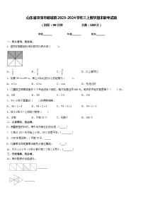 山东省菏泽市郓城县2023-2024学年三上数学期末联考试题含答案