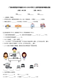 广西壮族贵港市平南县2023-2024学年三上数学期末联考模拟试题含答案