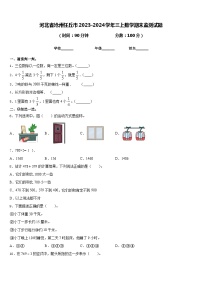 河北省沧州任丘市2023-2024学年三上数学期末监测试题含答案