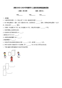 沛县2023-2024学年数学三上期末质量跟踪监视试题含答案