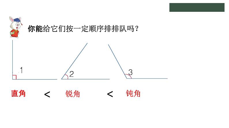 冀教版数学二年级上册4.2 认识直角、锐角和钝角课件08