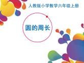 人教版六年级数学上册《圆的周长》课件