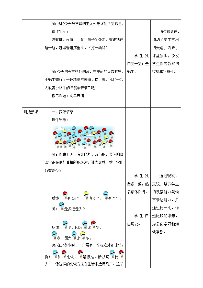 【核心素养】北师大数学一年级下册 1.5《跳伞表演》课件+教案+分层练习（含答案）02