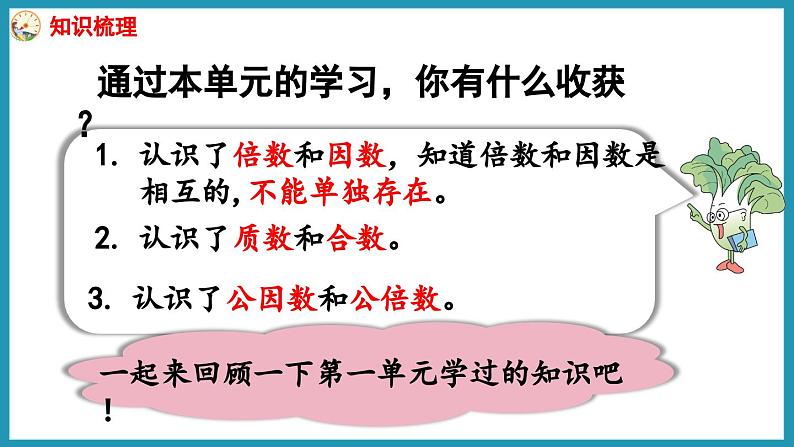 第三单元 因数与倍数 整理与练习（课件）2023--2024学年苏教版五年级下册数学02