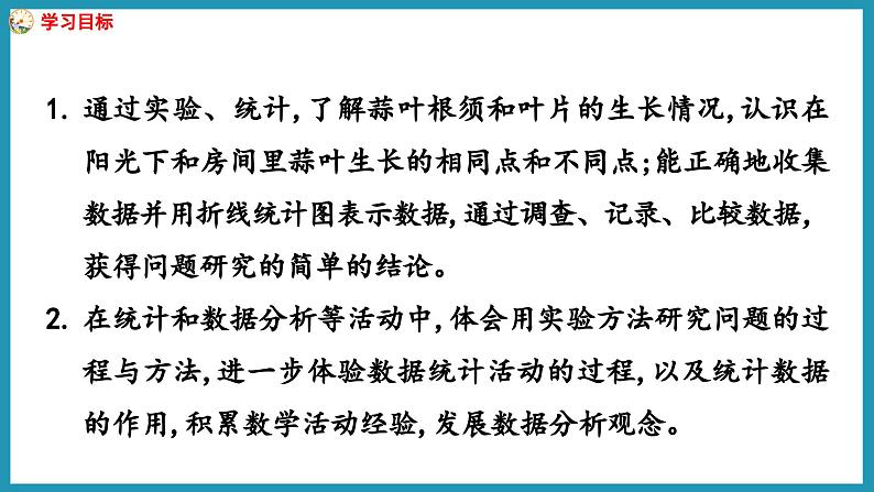 综合与实践   蒜叶的生长（课件）2023--2024学年苏教版五年级下册数学02