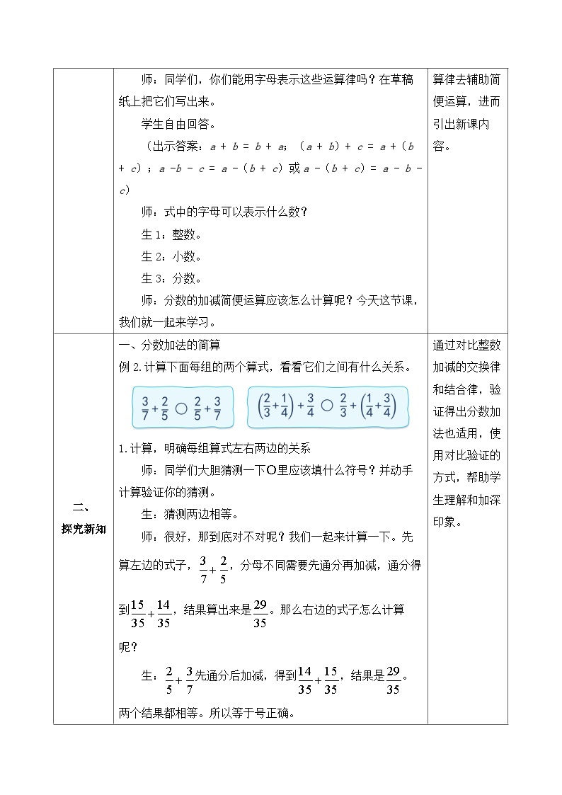 【核心素养】人教版数学五年级下册-6.4 分数加减法的简便运算（课件+教案+导学案+分层作业）02