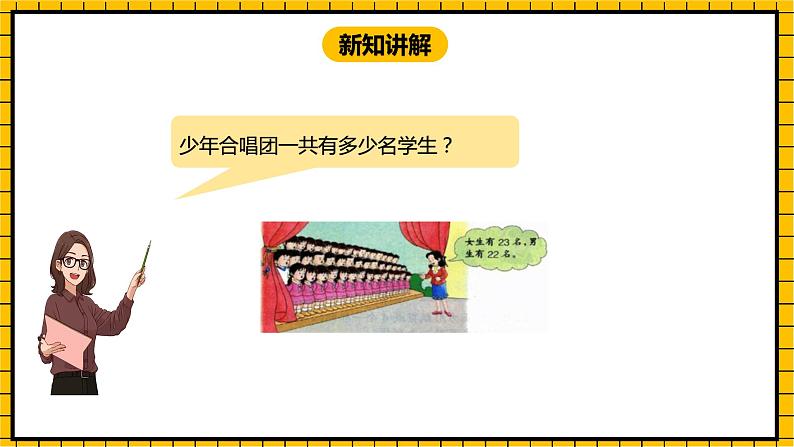 冀教版数学一年级下册 7.1 《两位数加两位数（不进位）》课件+教案05