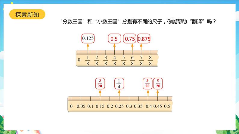 北师大版数学五年级下册 1.3.《分数王国与小数王国》课件+练习（含答案）07