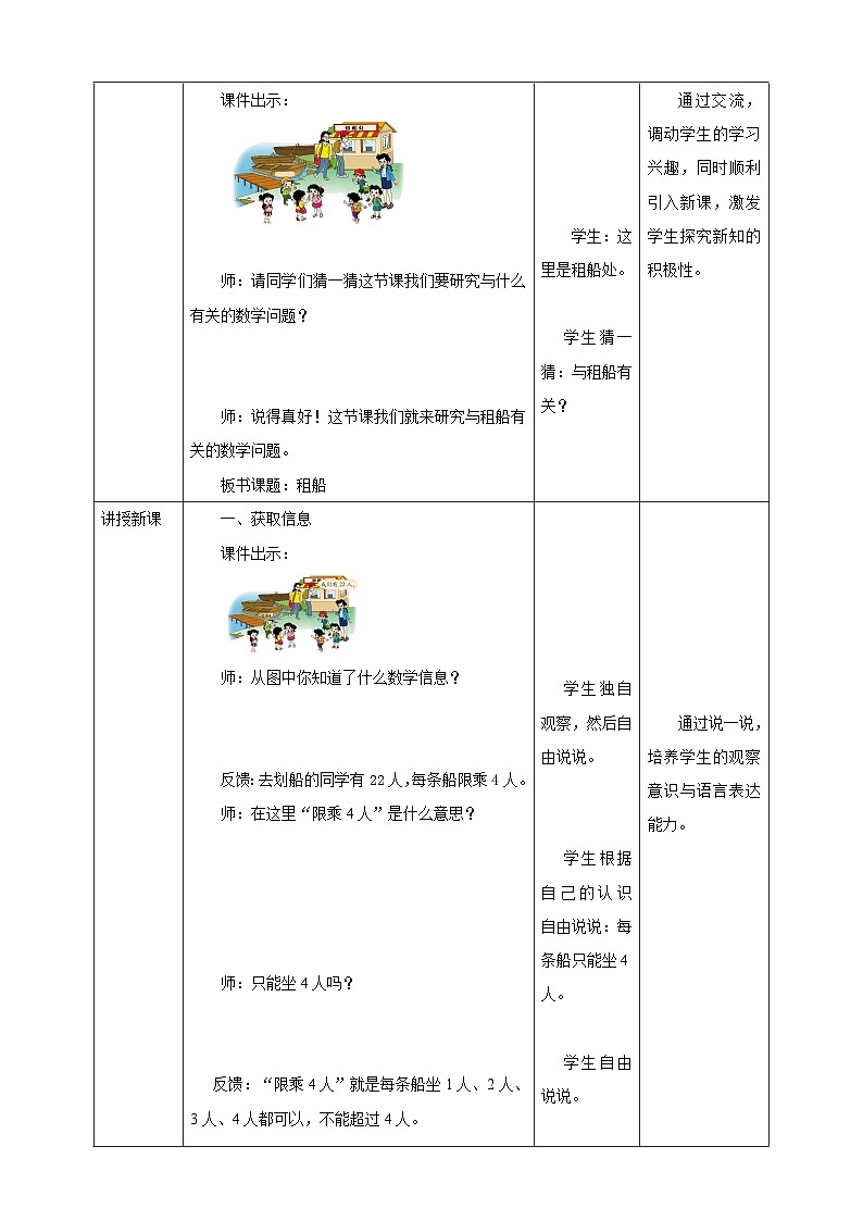 【核心素养】北师大数学二年级下册 1.5《租船》课件02