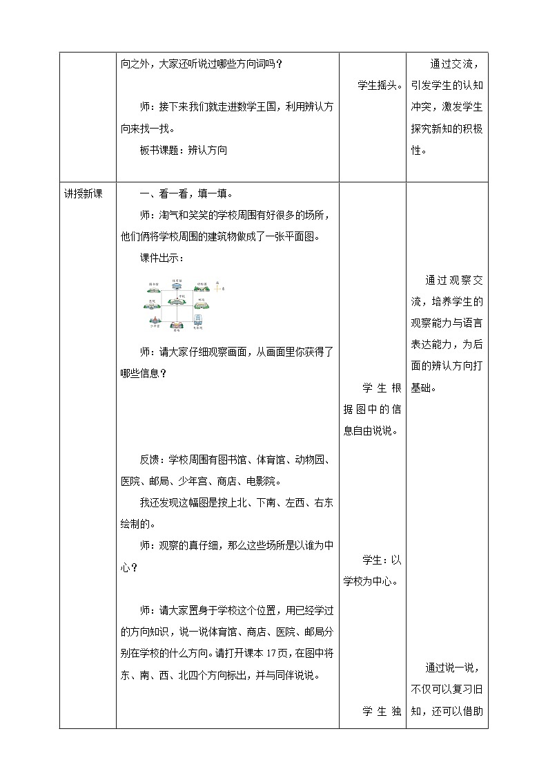 【核心素养】北师大数学二年级下册 2.2《辨认方向》课件02