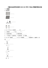 内蒙古自治区呼和浩特市2020-2021学年一年级上学期期末数学试卷