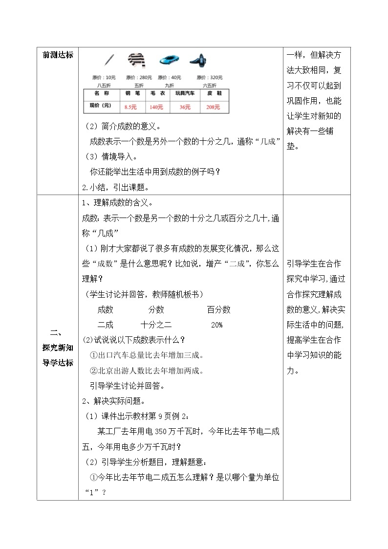 【核心素养】人教版数学六年级下册-2.2 成数（课件+教案+学案+作业）02