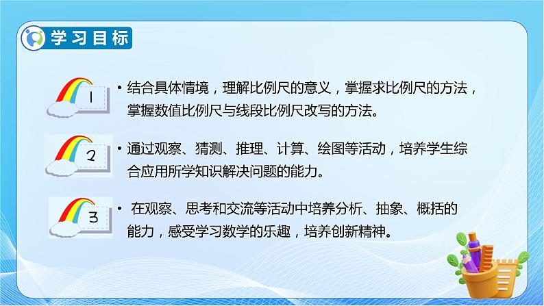 【核心素养】人教版数学六年级下册-4.3.1 比例尺（一） 课件+教案+作业+学案04