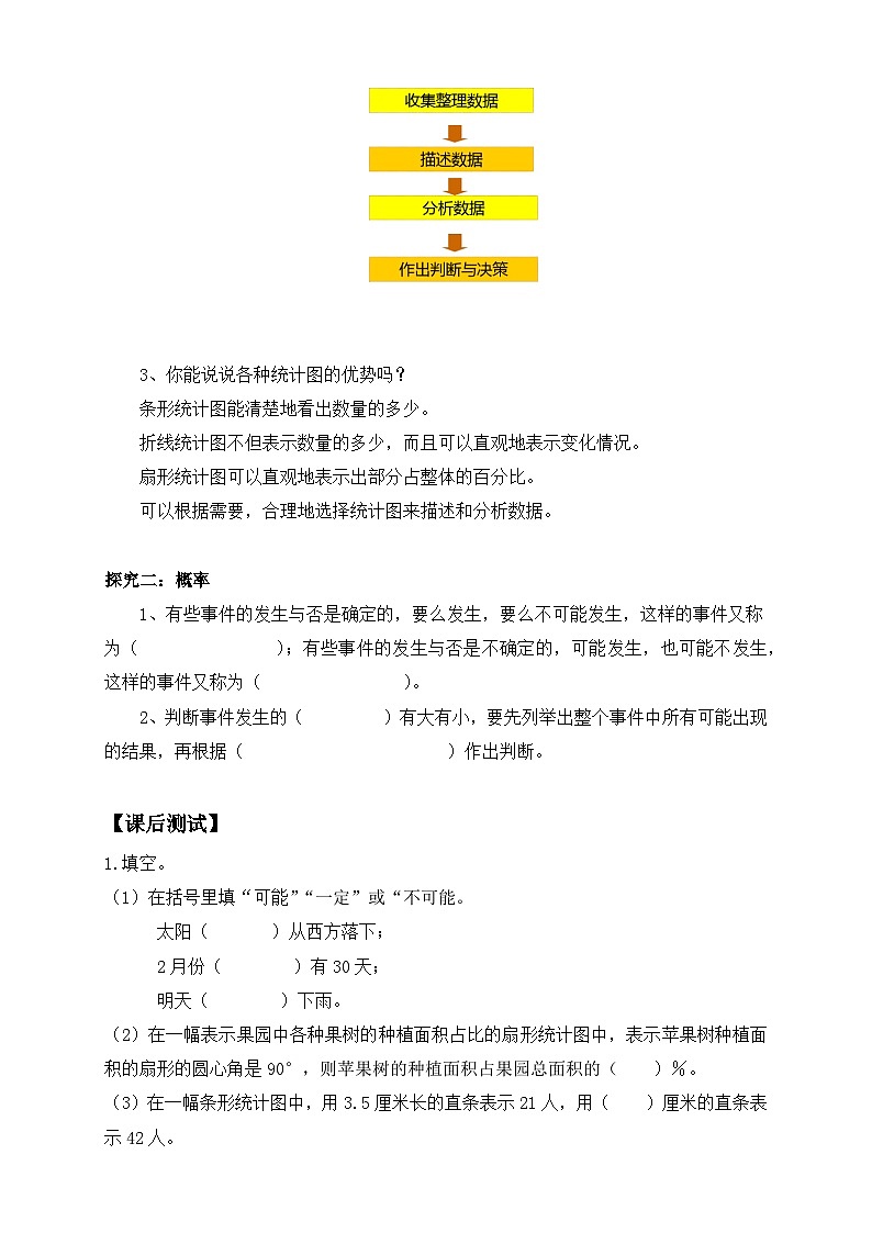 【核心素养】人教版数学六年级下册-6.3 统计与概率 课件+教案+作业+学案02