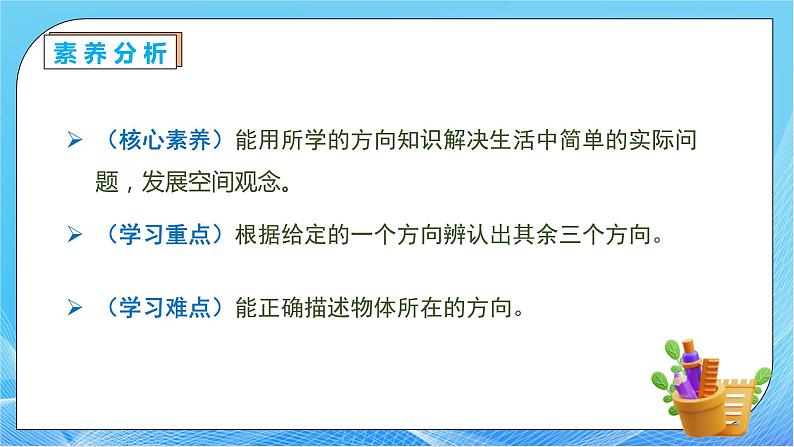 【核心素养】人教版数学三年级下册-1.1 认识东、南、西、北（课件+教案+导学案+作业）05