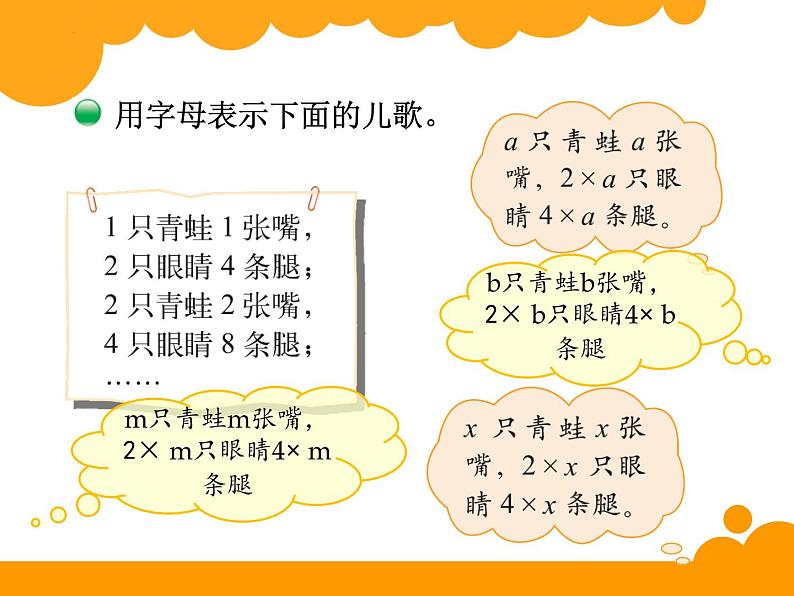 四年级下册数学北师大版第五单元用字母表示数课件第5页