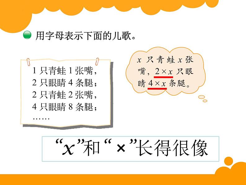 四年级下册数学北师大版第五单元用字母表示数课件第6页